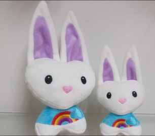 China 3 inch Stuffed Plush Easter Bunny/Rabbit Toys OEM service ,customs toys only for show supplier
