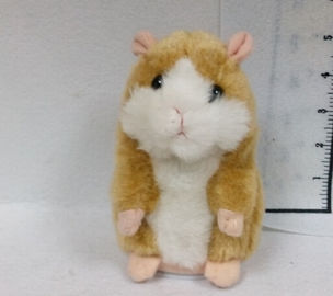 China Repeating and talking Plush Toys cute hamster toys function plush toys animal supplier