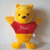 China Stuffed Plush Toys The Pooh Hand Puppets supplier