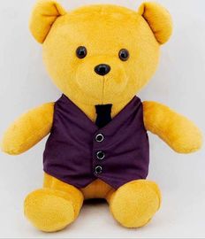 China Stuffed Plush Voice Device Yellow Music Teddy Bear with /without head moving supplier
