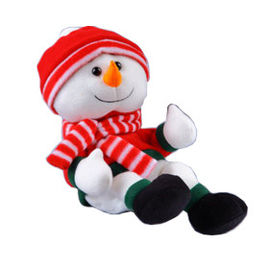 China Electronoic Plush Toys /doll Laughing out of Loud Xmasbuddy Snowman supplier