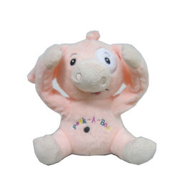 China Electronic Plush Toys Peek a boo Pig plush toys supplier
