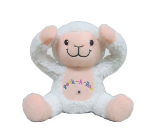 China Electronic Plush Toys Peek a boo Sheep plush toys supplier