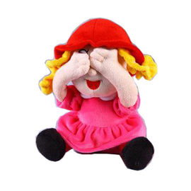 China Electronic Plush Toys Peek a boo Girl plush toys supplier