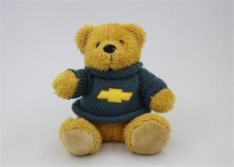 China Stuffed Plush Teddy Bear Toys bear with knitting shirt promotion bear with logo supplier