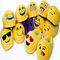 emoji slippers plush slipper cheap slipper with good quality Emoji Emoticon slipper supplier