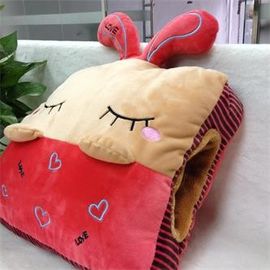 Stuffed Cushion &amp; Decoration for home  cartoon rabit pillow/cushion in red &amp;ligth brown supplier